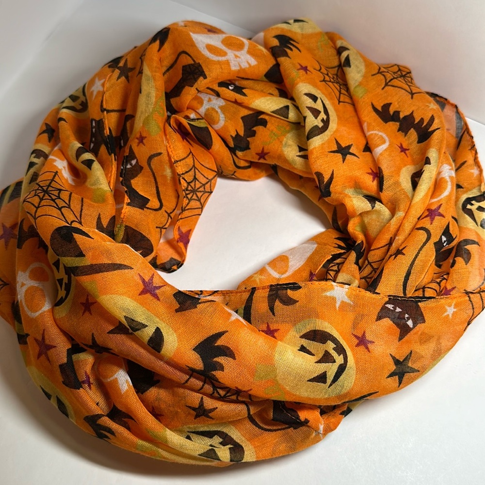 Collection Eighteen Halloween Infinity Scarf - #102